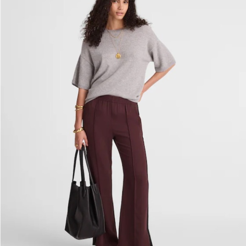 Madewell pull on bootcut track pant - Picture 4 of 7
